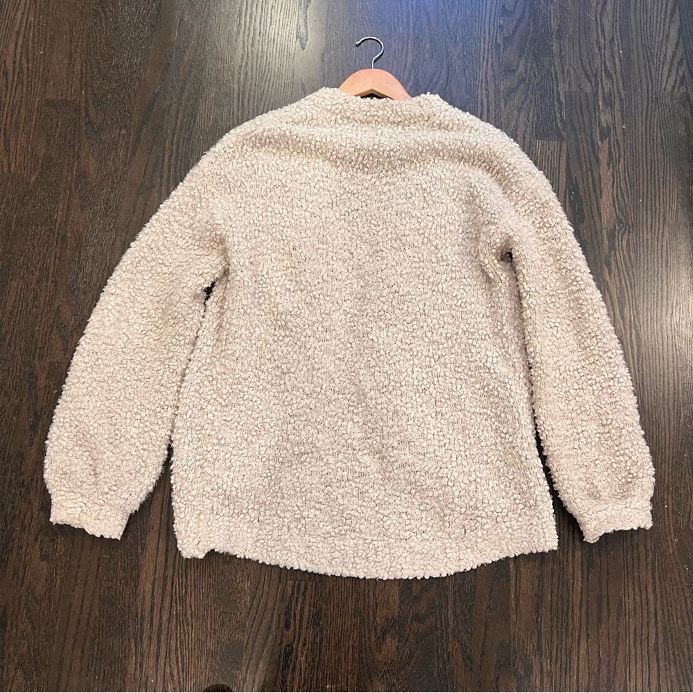Rachel Zoe Cream Textured Knit Cardigan - Picture 10 of 11